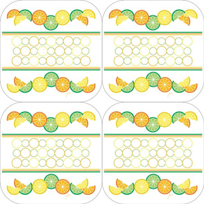 Sunny Citrus Trivets