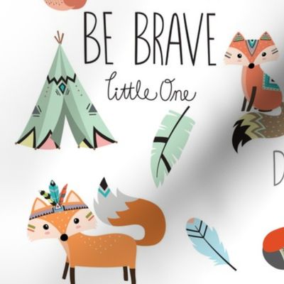 Brave little fox