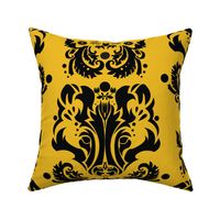 Badger Damask on Gold 5inch