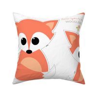 Sew your own baby fox - 2 fronts