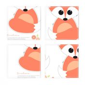 Sew your own baby fox - 2 fronts