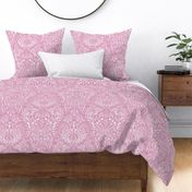 Paisley Lace Outline - reddish pink