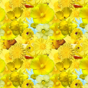 Yellow Floral Small Print