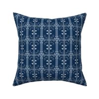 Cashmere Equestrian - Blue on Navy Background