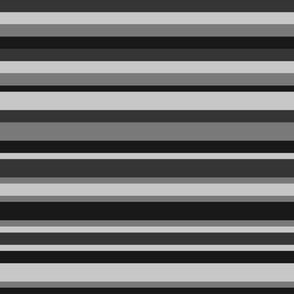 BN1 - Minimalist Black and Grey Stripes - Crosswise
