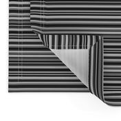 BN1- Narrow Variegated Stripes in Black and Grey - Crosswise