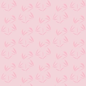 Fairy  Blush Oriental Tussocks on Pearl Lustre - Small Scale