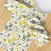 nature walk // fall green acorn oak leaves leaf botanical kids baby outdoors forest woodland