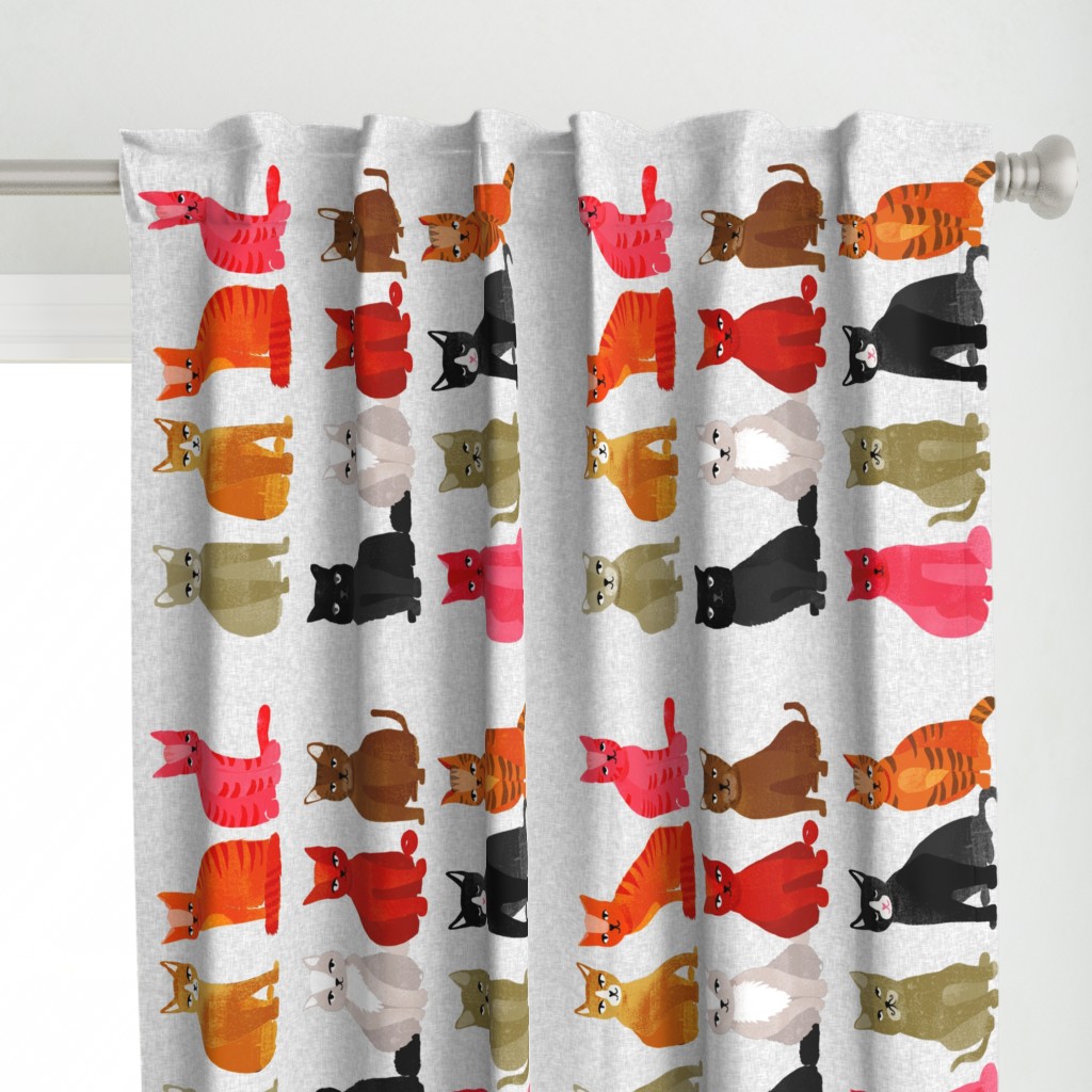 tea towel // light cats kittens cute pets design