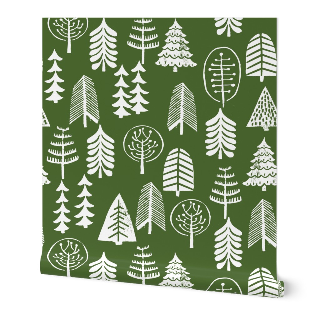 christmas tree // green christmas xmas holiday forest woodland