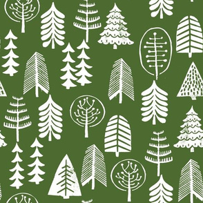 christmas tree // green christmas xmas holiday forest woodland