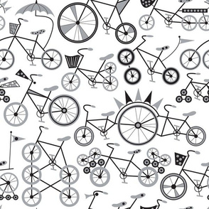 Wacky Bicycles (Monochrome)