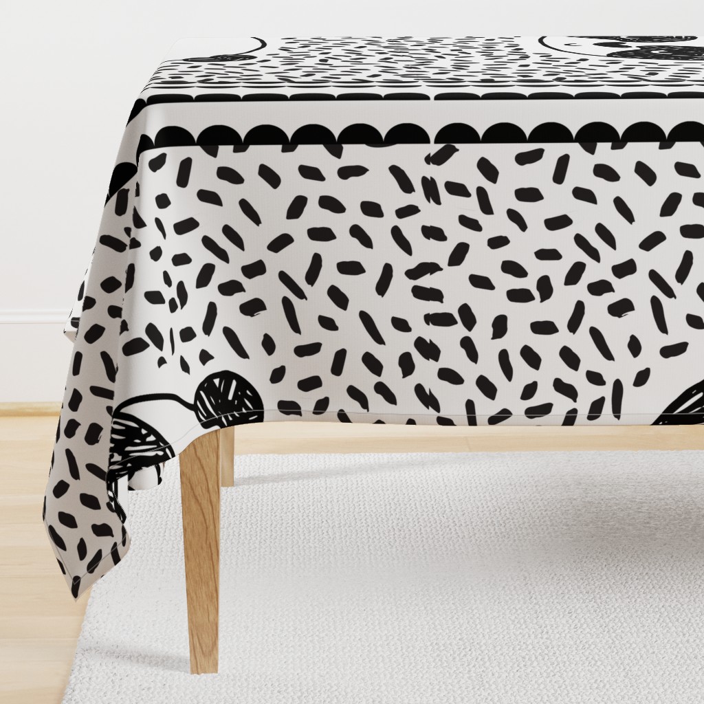 panda minky blanket // kids baby black and white nursery baby blankets minky baby