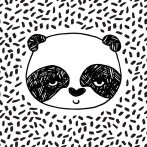 panda minky blanket // kids baby black and white nursery baby blankets minky baby