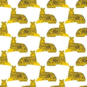 tigers // yellow tiger cute tigers baby kids nursery boys safari animals