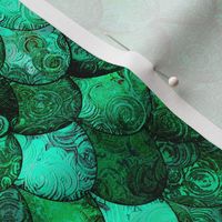 Dragon Scales for the Irish Dragon, in greens, by Su_G_©SuSchaefer