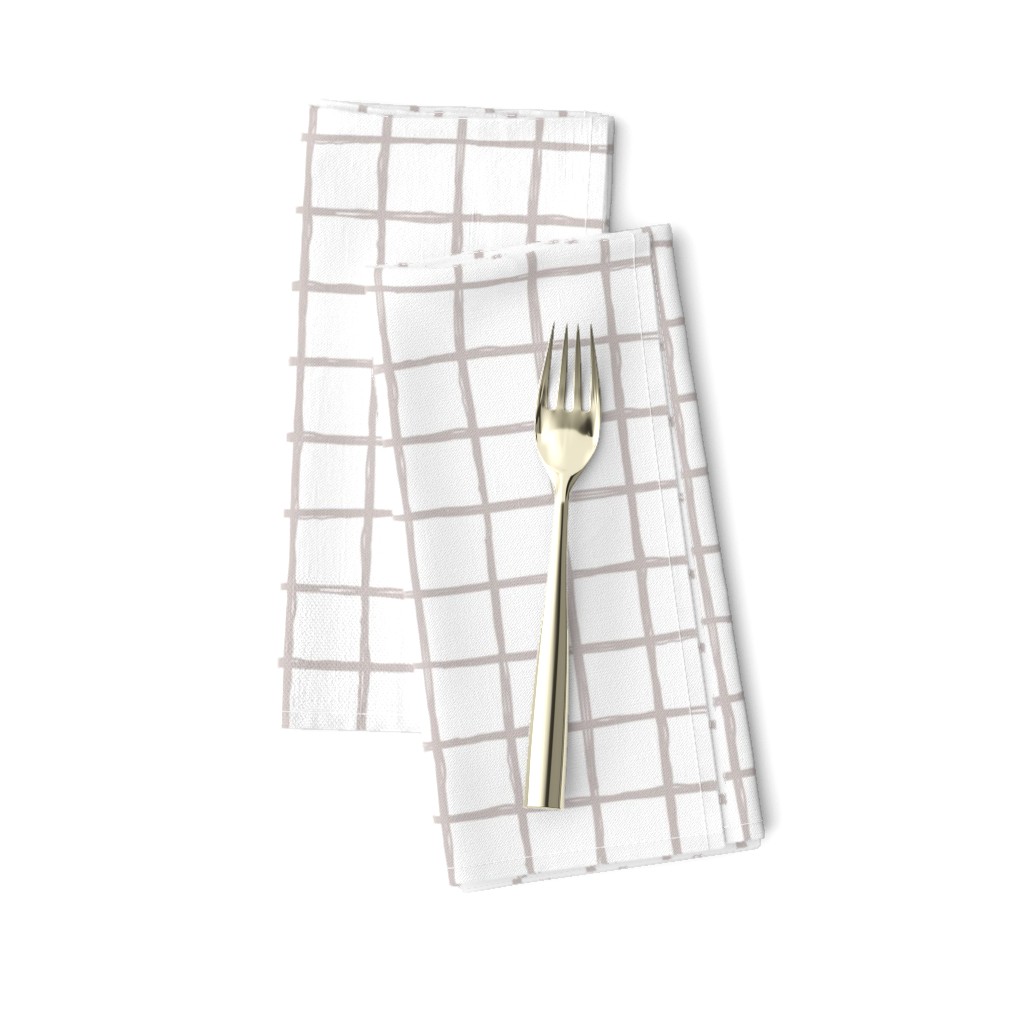 Abstract geometric white beige square checkered stripe trend pattern grid