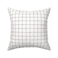 Abstract geometric white beige square checkered stripe trend pattern grid