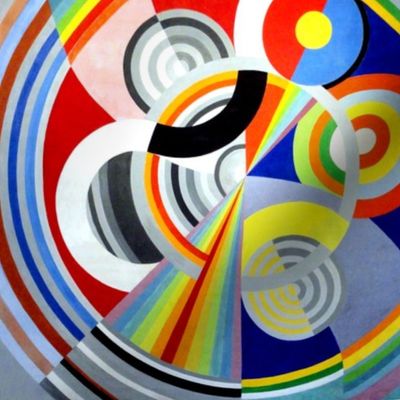 geometrical geometric circles shapes rainbow colorful colourful abstract