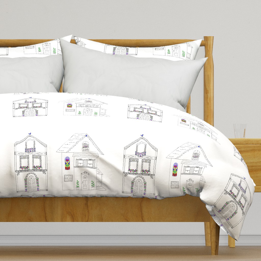 Cut and Sew Home Sweet Home House Pillow Plushie