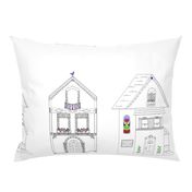 Cut and Sew Home Sweet Home House Pillow Plushie