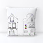 Cut and Sew Home Sweet Home House Pillow Plushie
