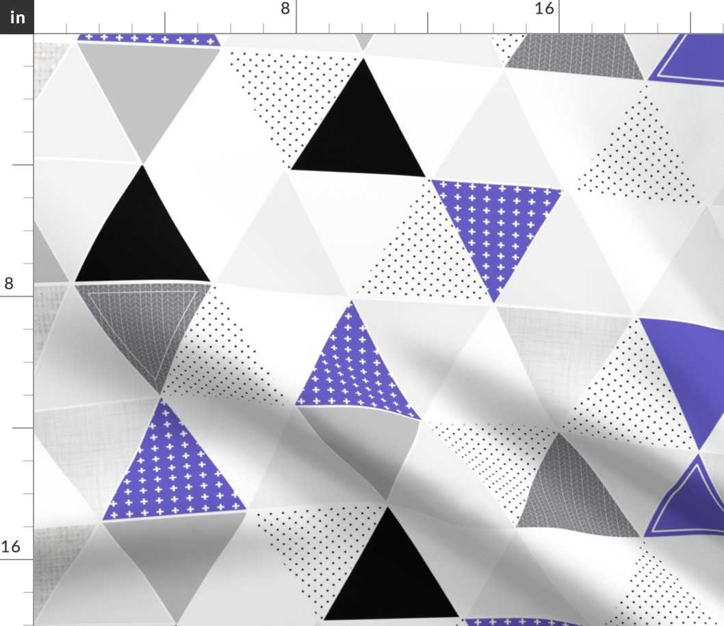 Pattern Play Triangles // Grape