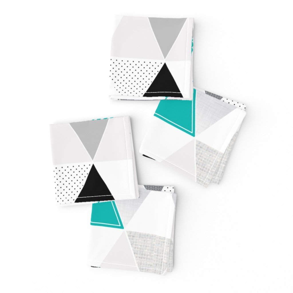 Pattern Play Triangles // Turquoise