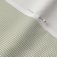 Pollen Dots - Taupe on White