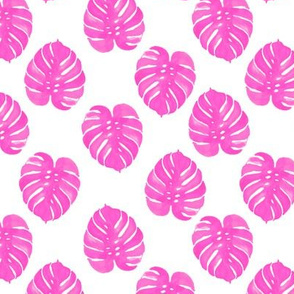 palm print tropical pink watercolor palm prints cute summer