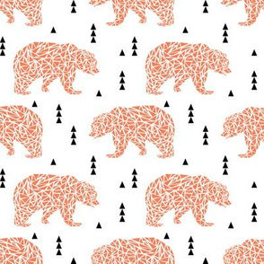 bear bears l'ours kids boys nursery boys orange