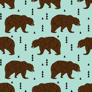 bear bears mint brown bear