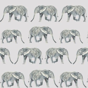 elephants elephant grey watercolors watercolor animals