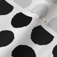 dots black and white painted dots watercolor dot cute nursery baby simple mod graphic dog