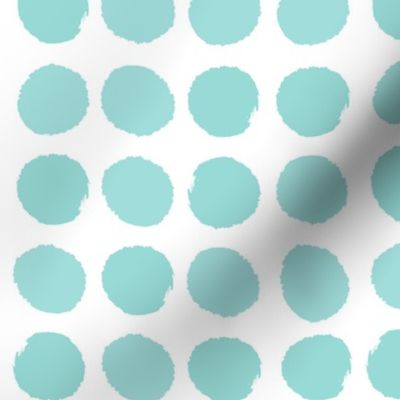 dots aqua turquoise girls sweet nursery baby dots dot 