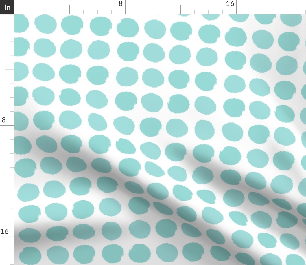 dots aqua turquoise girls sweet nursery baby dots dot 