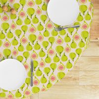 Fig Fruit  Coral Peach Lime Green || Leaves Orange pinstripe  stripe Summer_Miss Chiff Designs