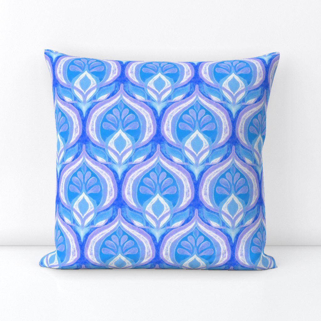 Seventies Rhythm in Blue and Purple - large