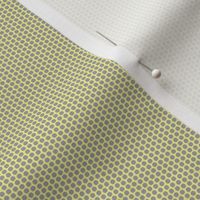 Pollen Dots - Buttery Yellow on Mystic Grey