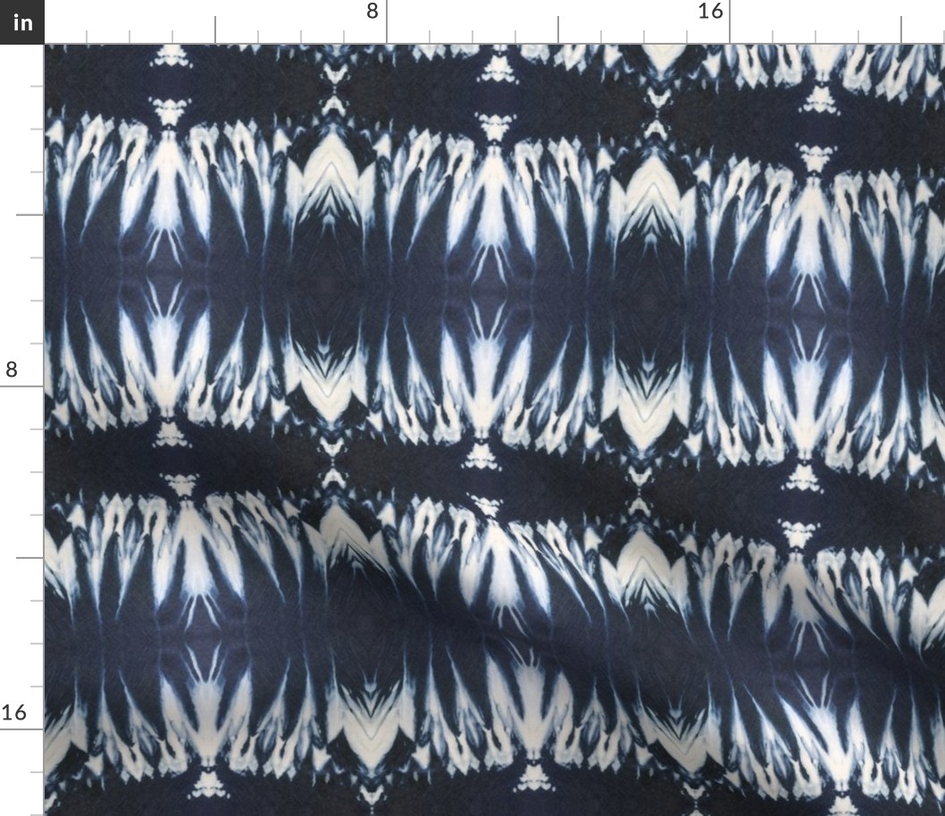 DENIM REVERSE SHIBORI 7645