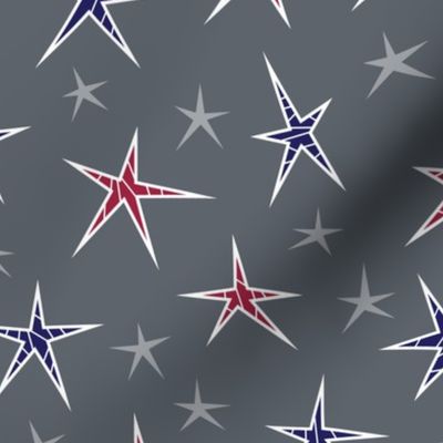 Patriotic Striped Stars