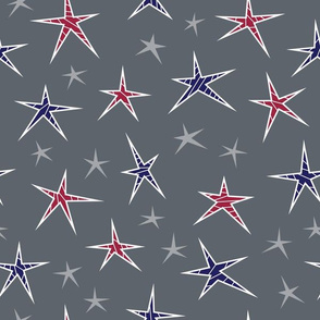 Patriotic Striped Stars