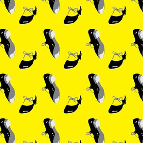 16-24K Dance Tap Shoes Dancing Clothing Sport Lemon Yellow _ Miss Chiff Designs