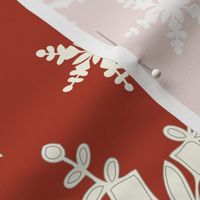 Snowflakes - Large - Ivory, Olde Red