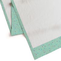 mint ice cream sprinkles