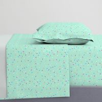 mint ice cream sprinkles