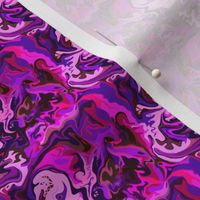 BN7  -  SM -  Abstract Marbled Mystery in Pink - Purple - Brown -  Mauve