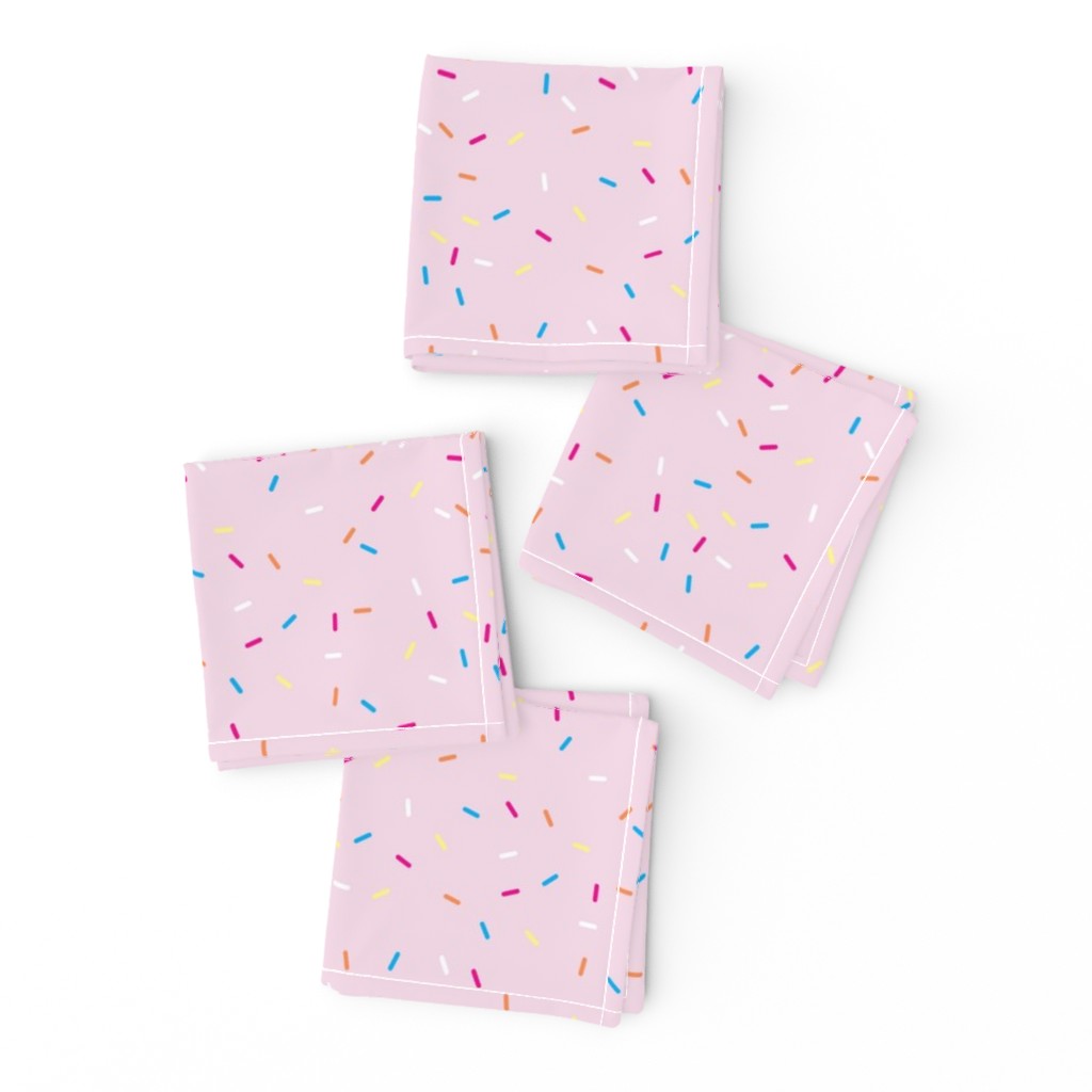 pink ice cream sprinkles