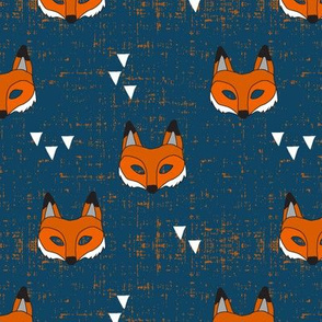 Fox mask || blue