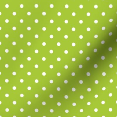 Dots on Light Green